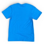 T-shirt unisexe – bleu saphir vue de dos