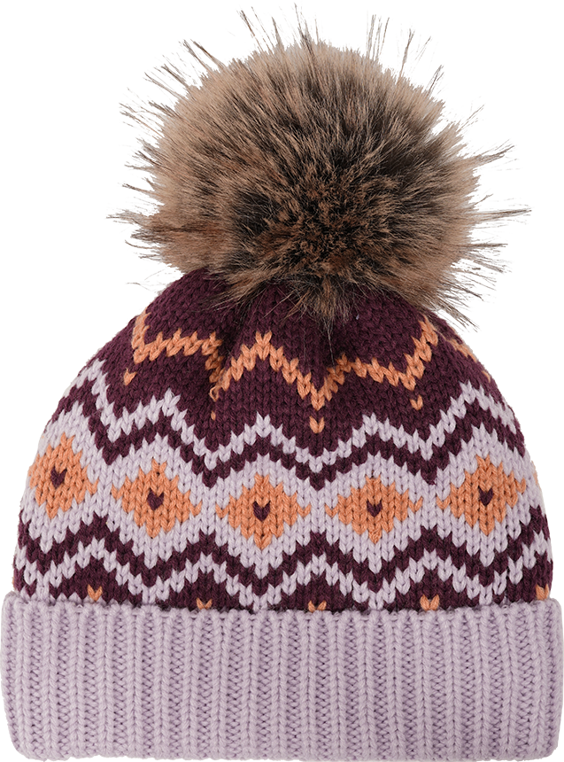 Tuque à pompon et chevrons Arseno – photo du produit 2
