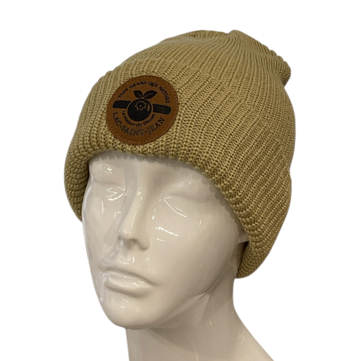 Tuque côtelée La Maison du Bleuet – beige/Avoine