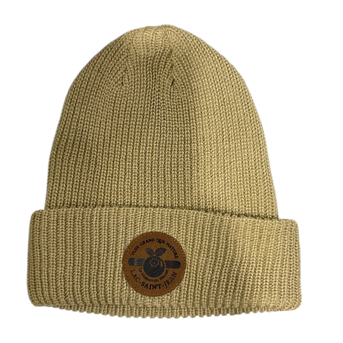 Tuque côtelée La Maison du Bleuet – beige/Avoine