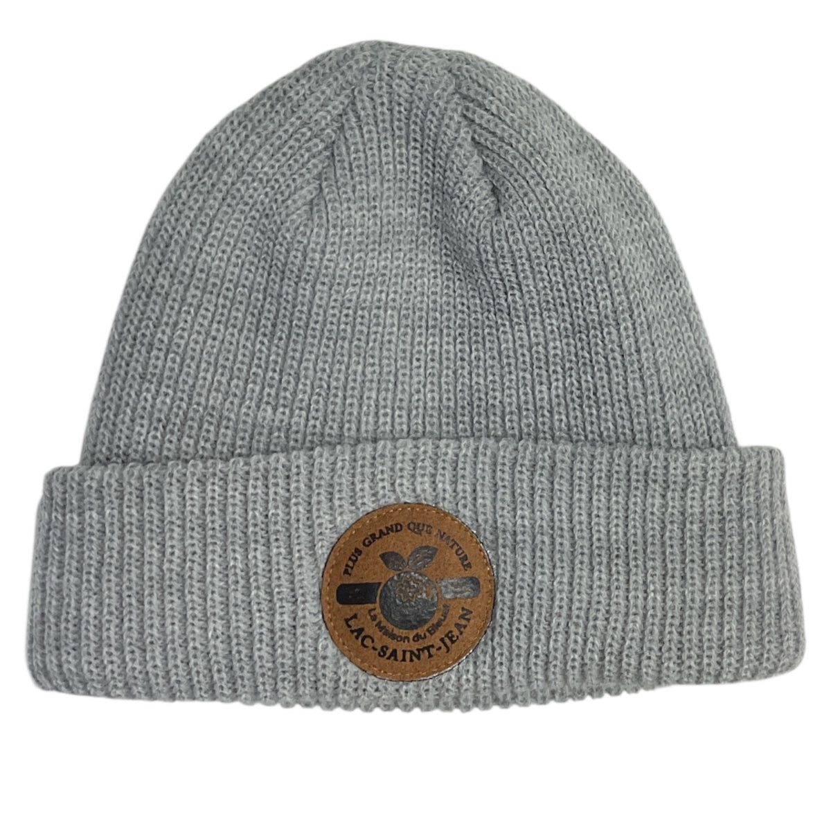 Tuque côtelée La Maison du Bleuet – gris