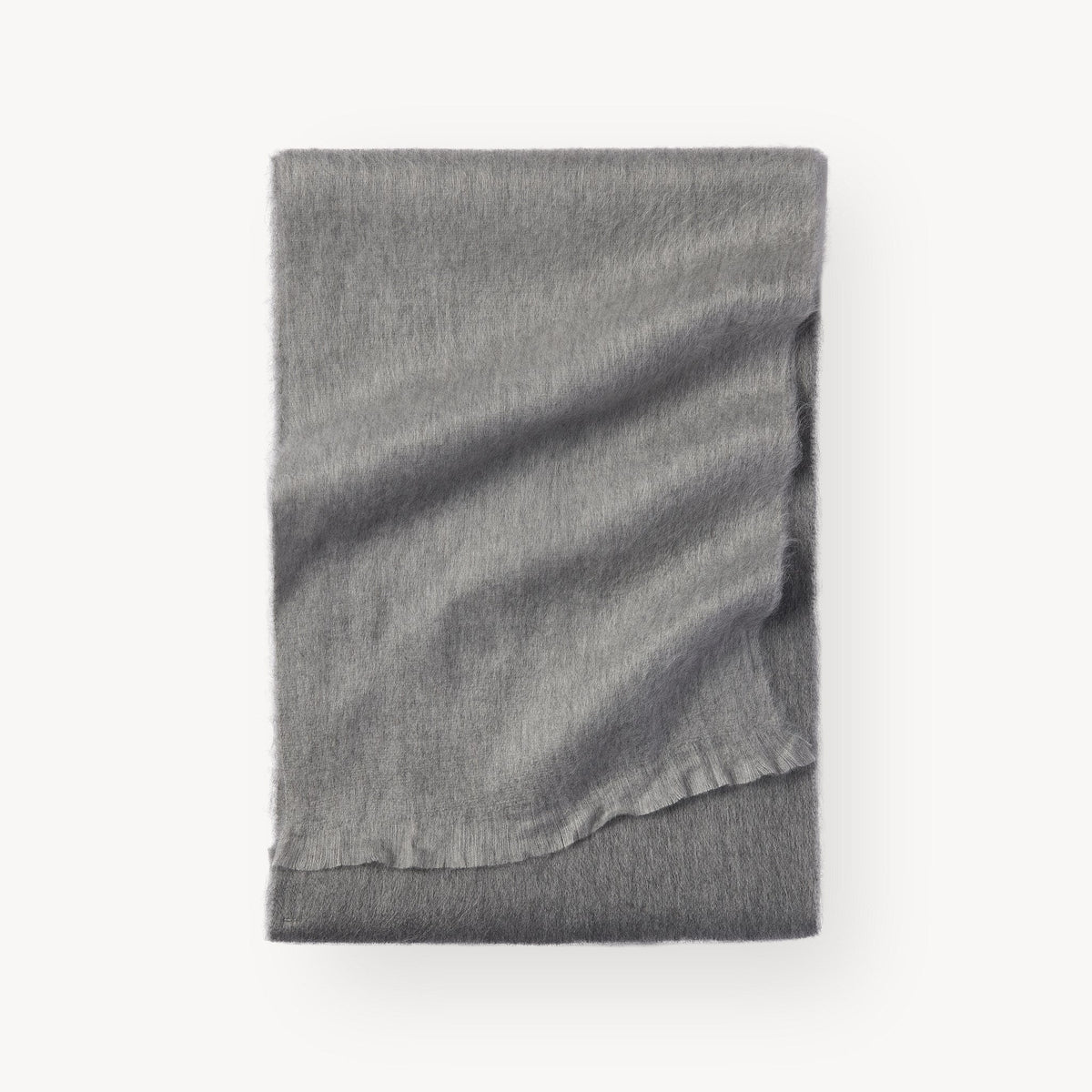 Écharpe en mélange d’alpaga – Dégradé gris – Pokoloko