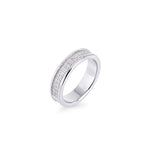 Bague Bastia de Mia, fini argenté