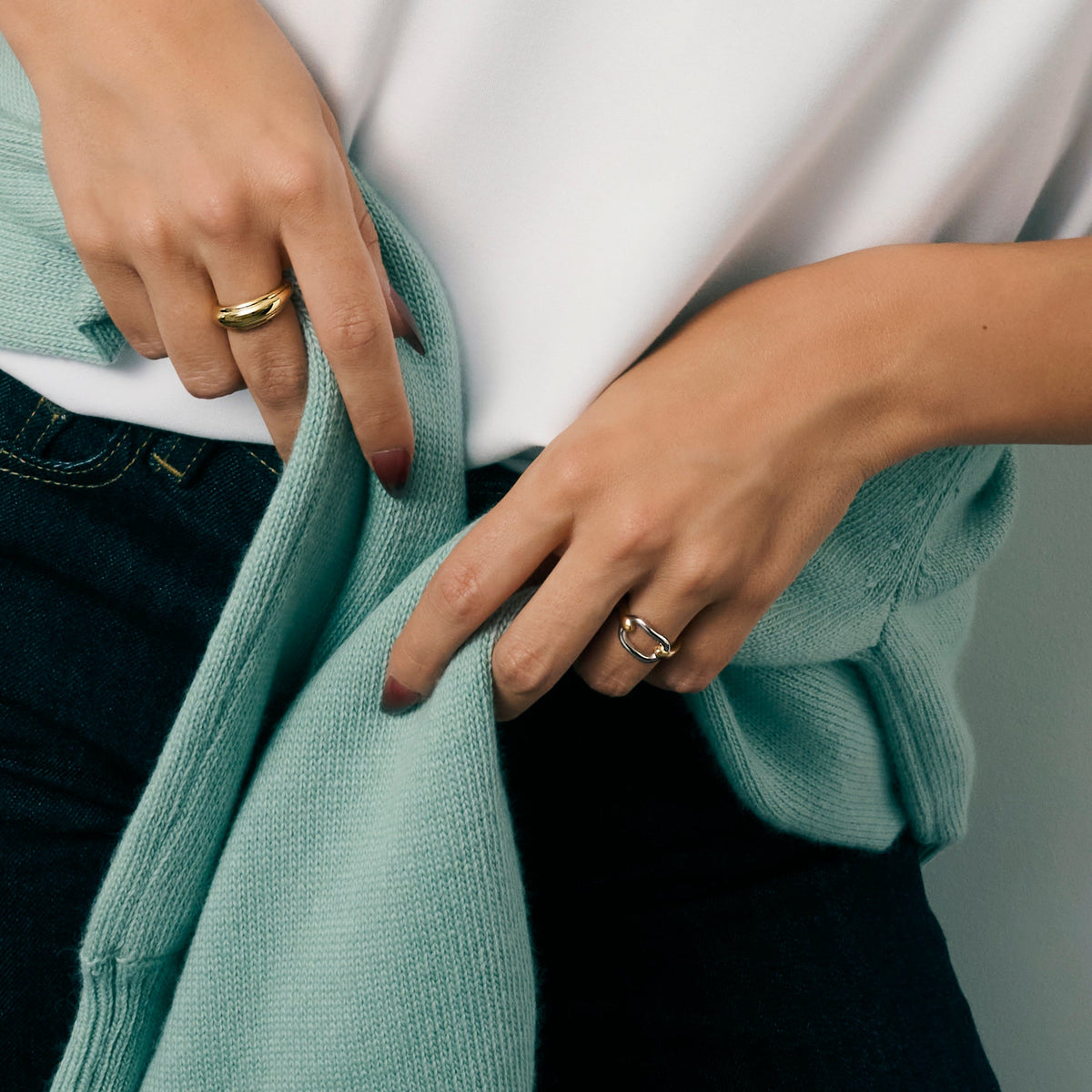 Bague Delphine – doré de Mia