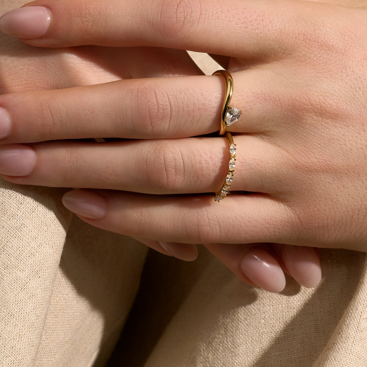 Bague Mave – doré de Mia