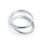 Bague Mika de Mia, fini argenté