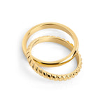 Bague Mika de Mia, fini doré