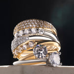 Bague Promesse II de Mia, présentation avec d’autres bijoux de la collection