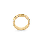 Bague Samira de Mia, fini argenté