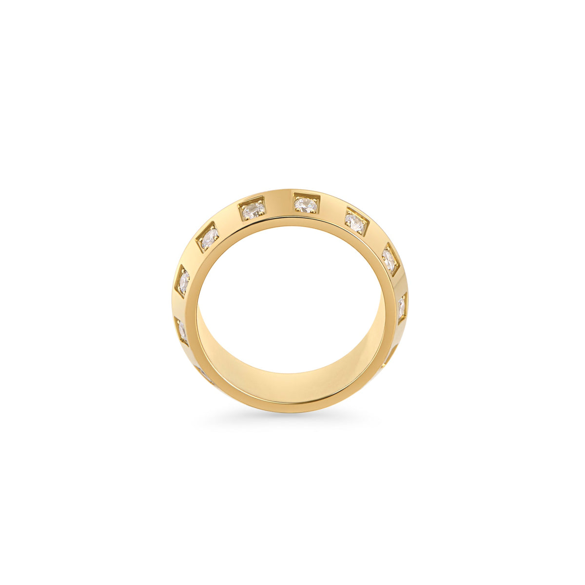 Bague Samira de Mia, fini argenté