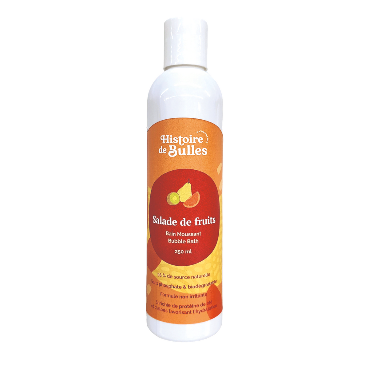 Bain moussant – Salade de fruits Histoire de bulles, présentation du produit