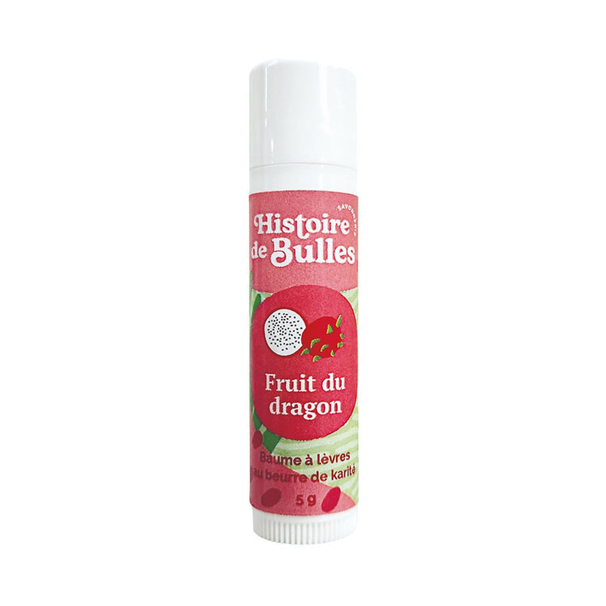 Baume à lèvres – Fruit du dragon Histoire de bulles, présentation du produit