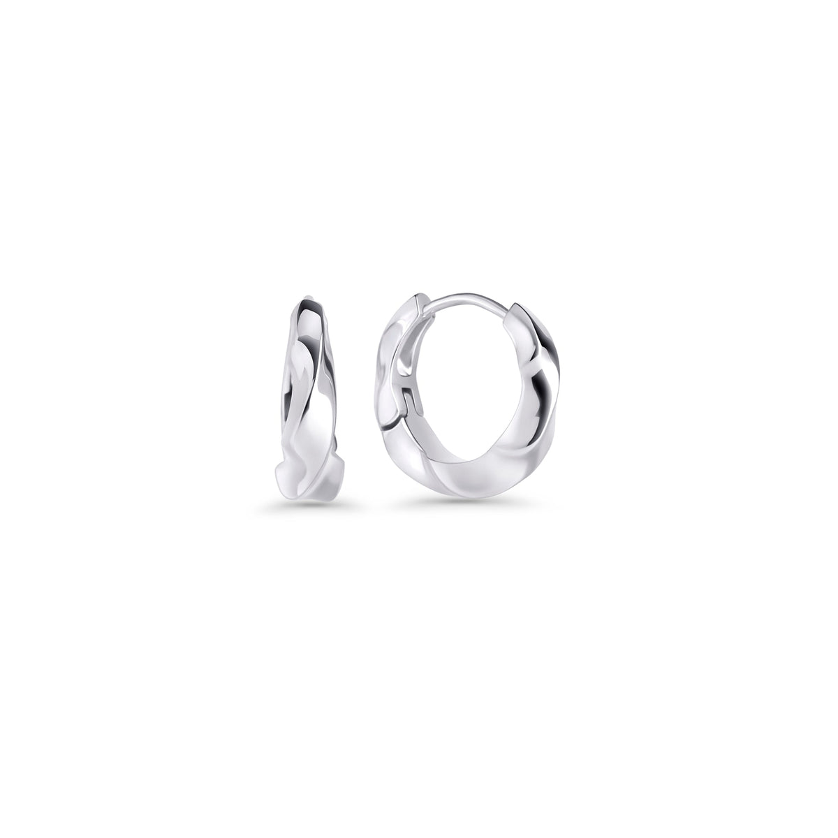 Boucles d’oreilles dormeuses Aubery – argenté de Mia
