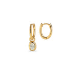 Boucles d’oreilles dormeuses Clemence – doré de Mia