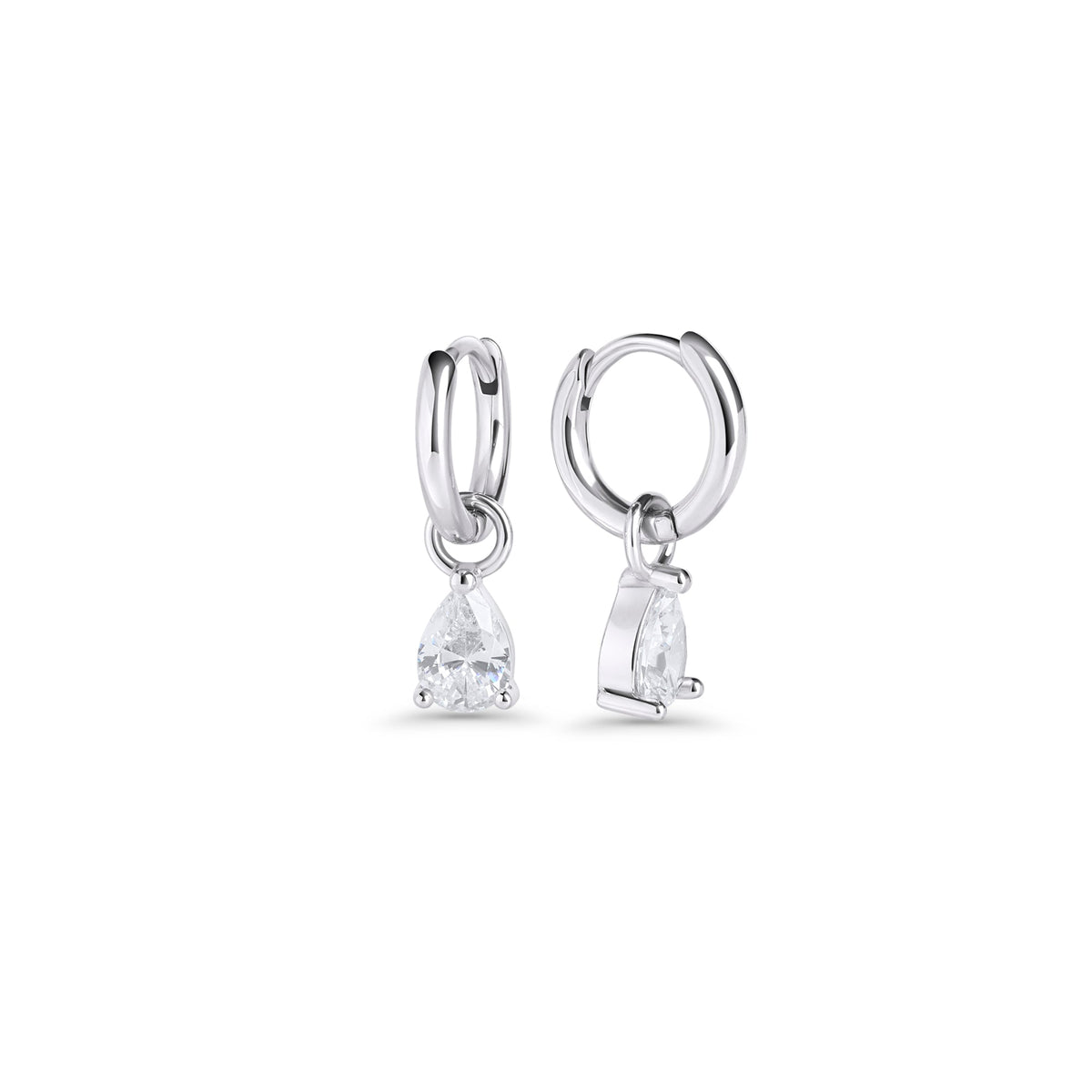 Boucles d’oreilles dormeuses Cosette – argenté de Mia