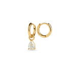 Boucles d’oreilles dormeuses Cosette – argenté de Mia