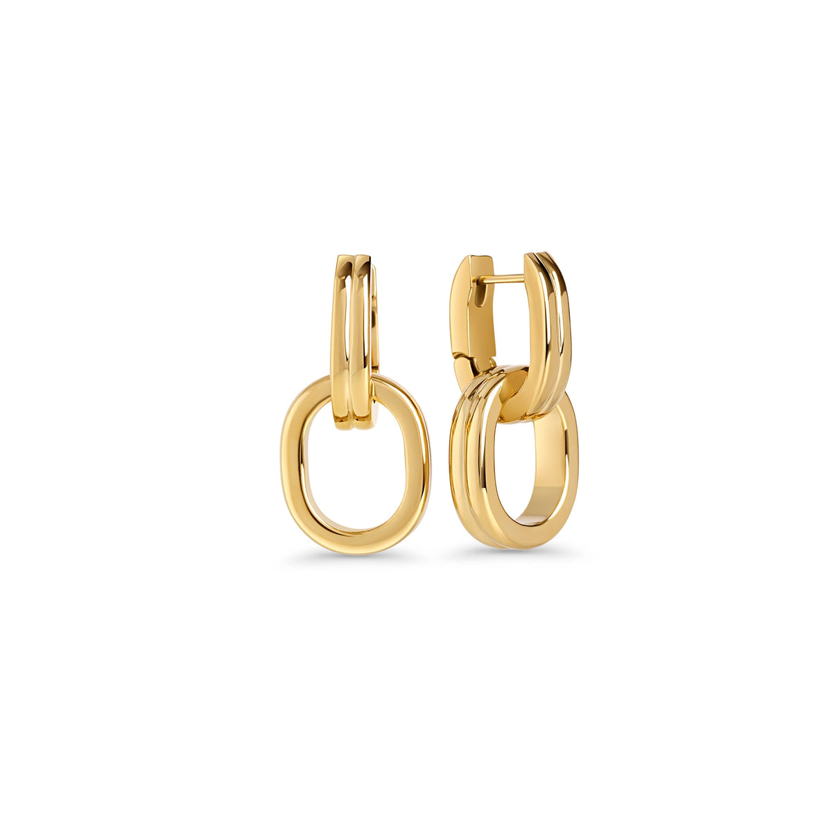 Boucles d’oreilles dormeuses Malone – doré de Mia