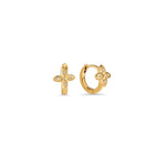 Boucles d’oreilles dormeuses Siona II – doré de Mia