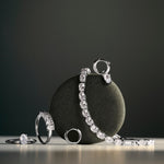 Boucles d’oreilles dormeuses Windsor – argenté de Mia