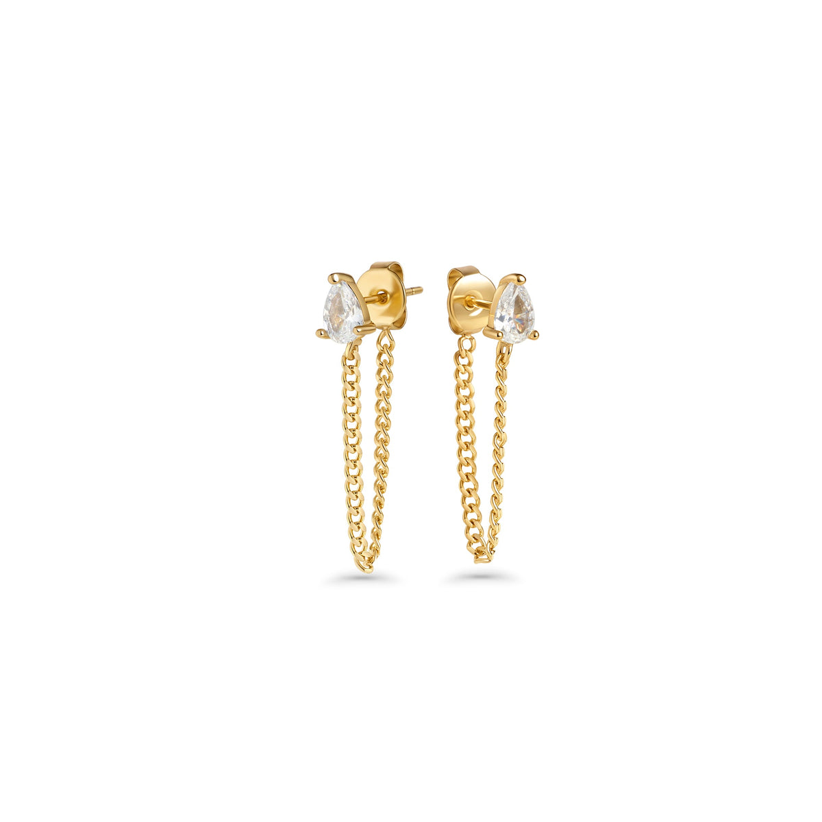 Boucles d’oreilles fixes Cosette II – doré de Mia