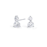 Boucles d’oreilles fixes Ophelia – argenté de Mia