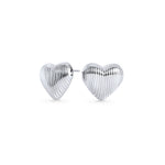 Boucles d’oreilles fixes Passion de Mia, fini argenté