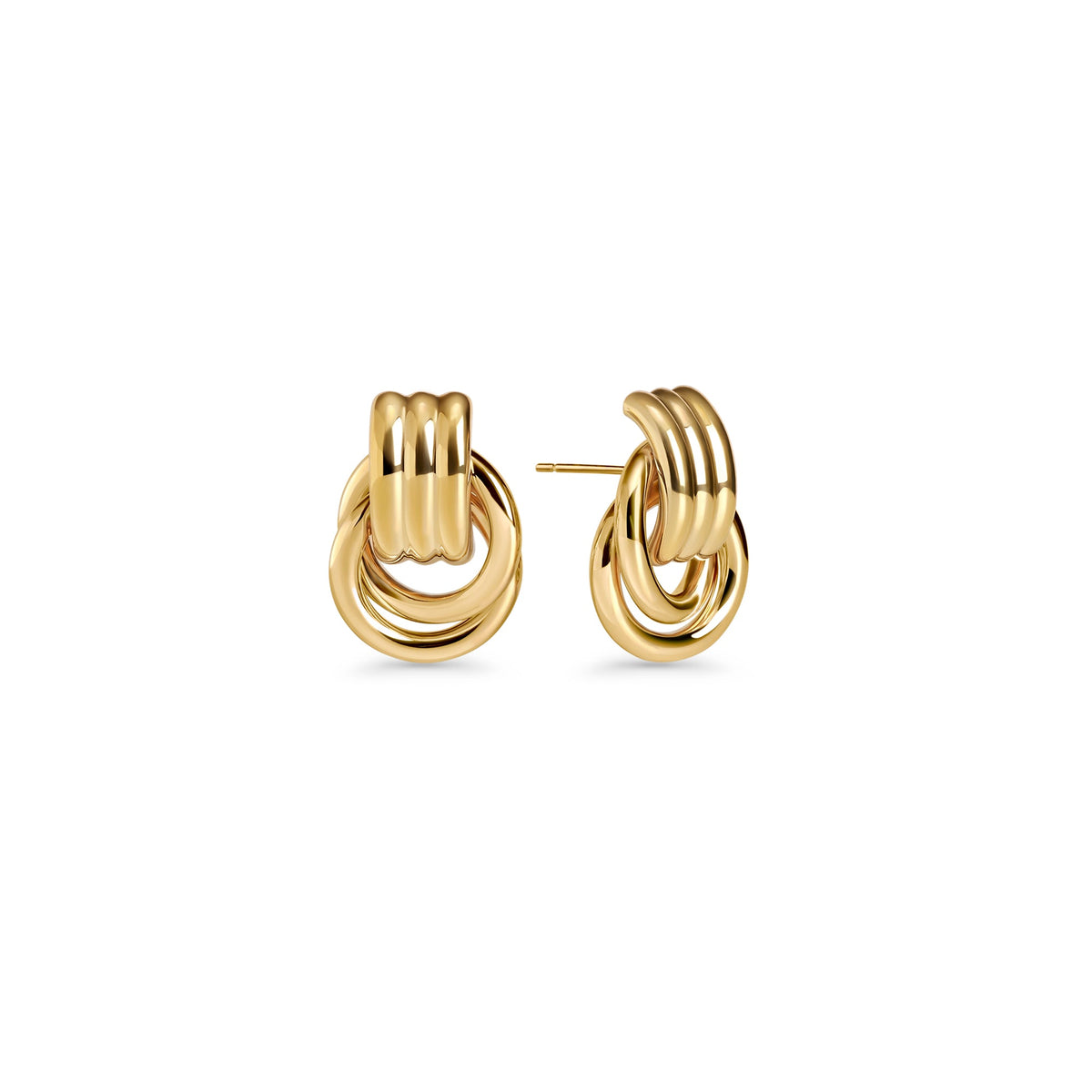 Boucles d’oreilles pendantes Valence – doré de Mia