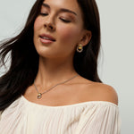 Boucles d’oreilles pendantes Valence – doré de Mia