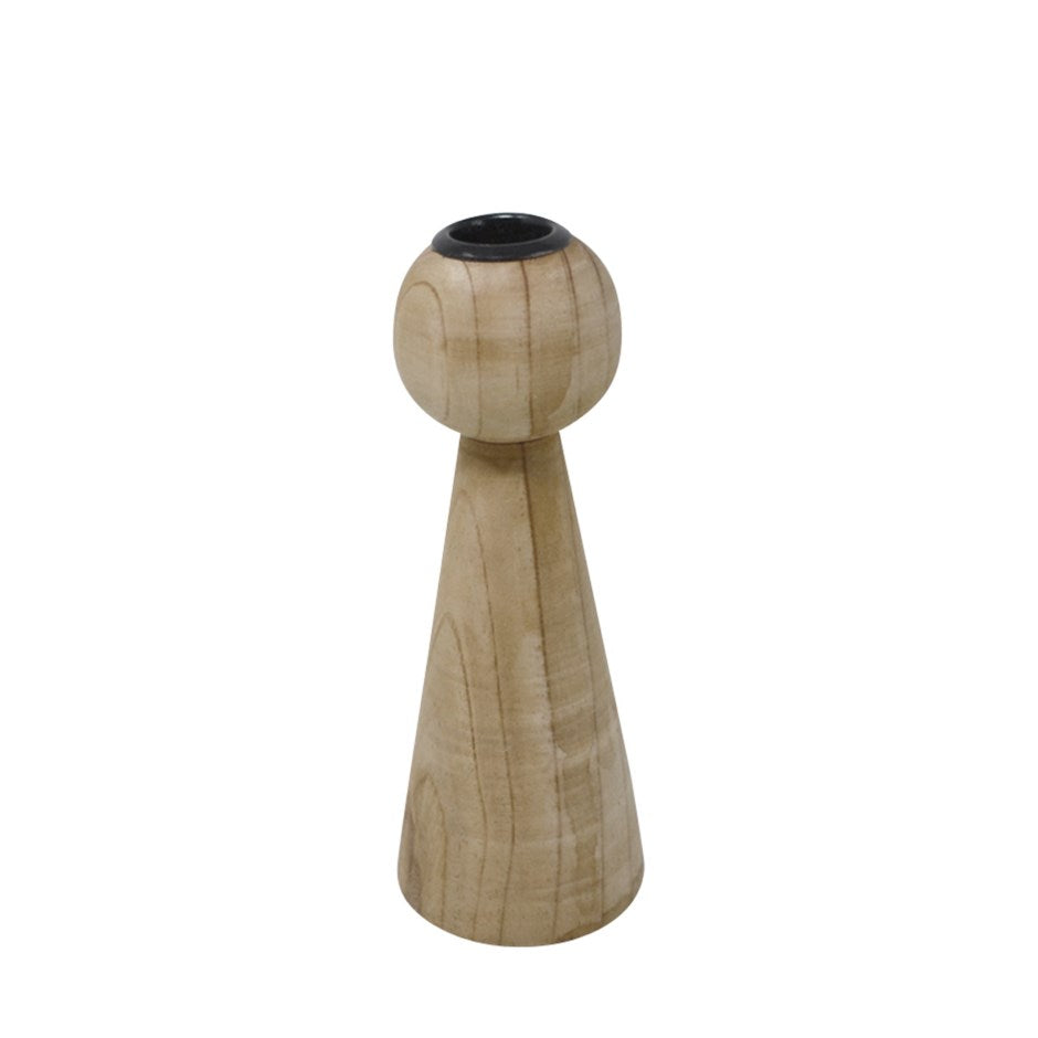 Bougeoir Cône en bois