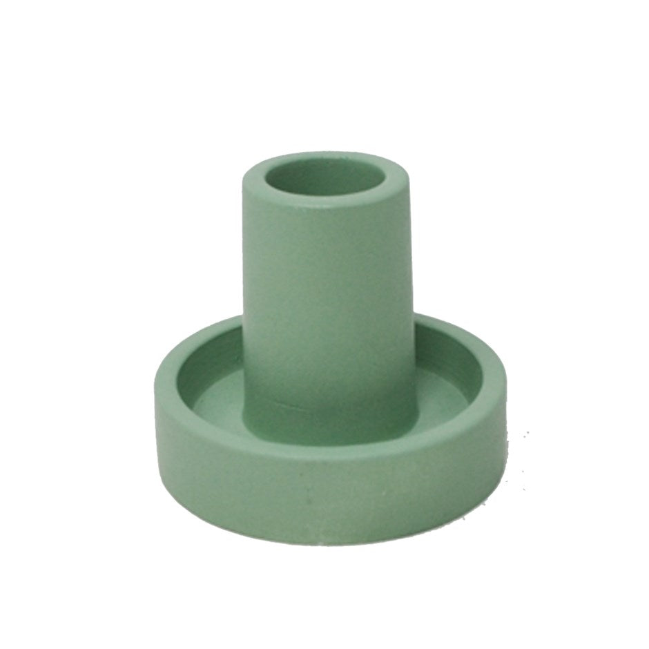 Bougeoir minimaliste vert Aspen