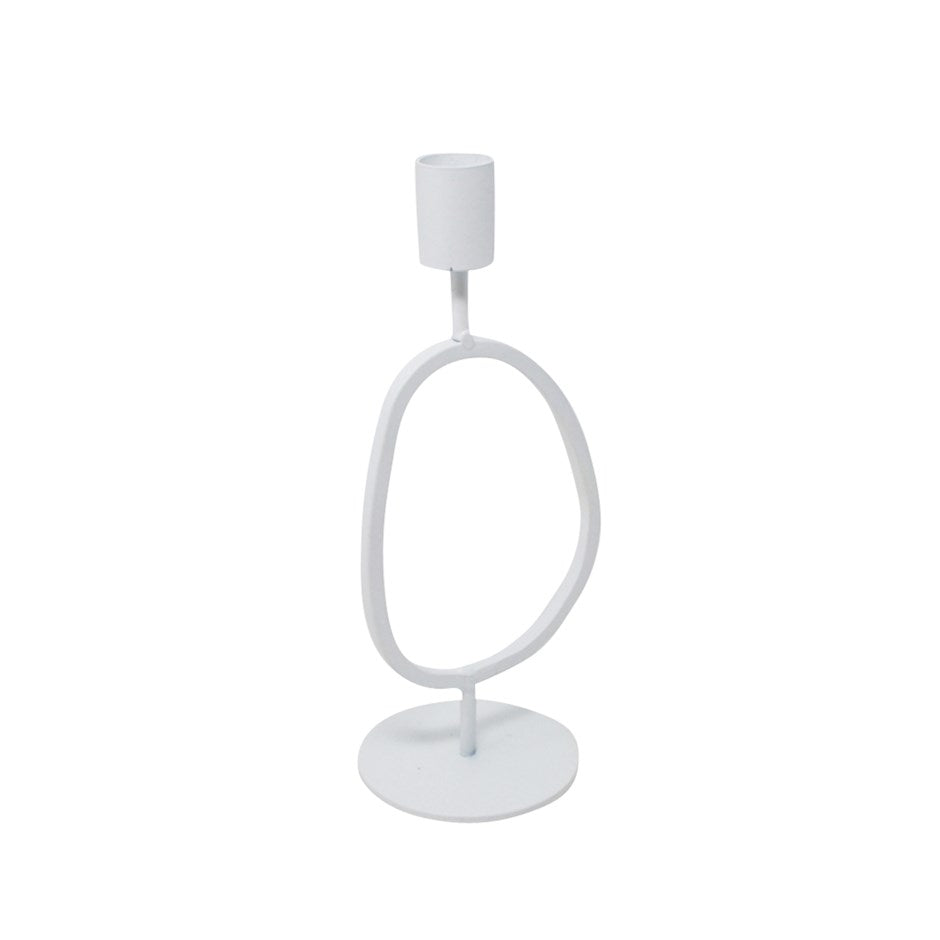 Bougeoir moderne blanc