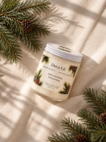 Bougie parfumée – Sapin & genévrier – 205 g de Dot & Lil – présentation du produit