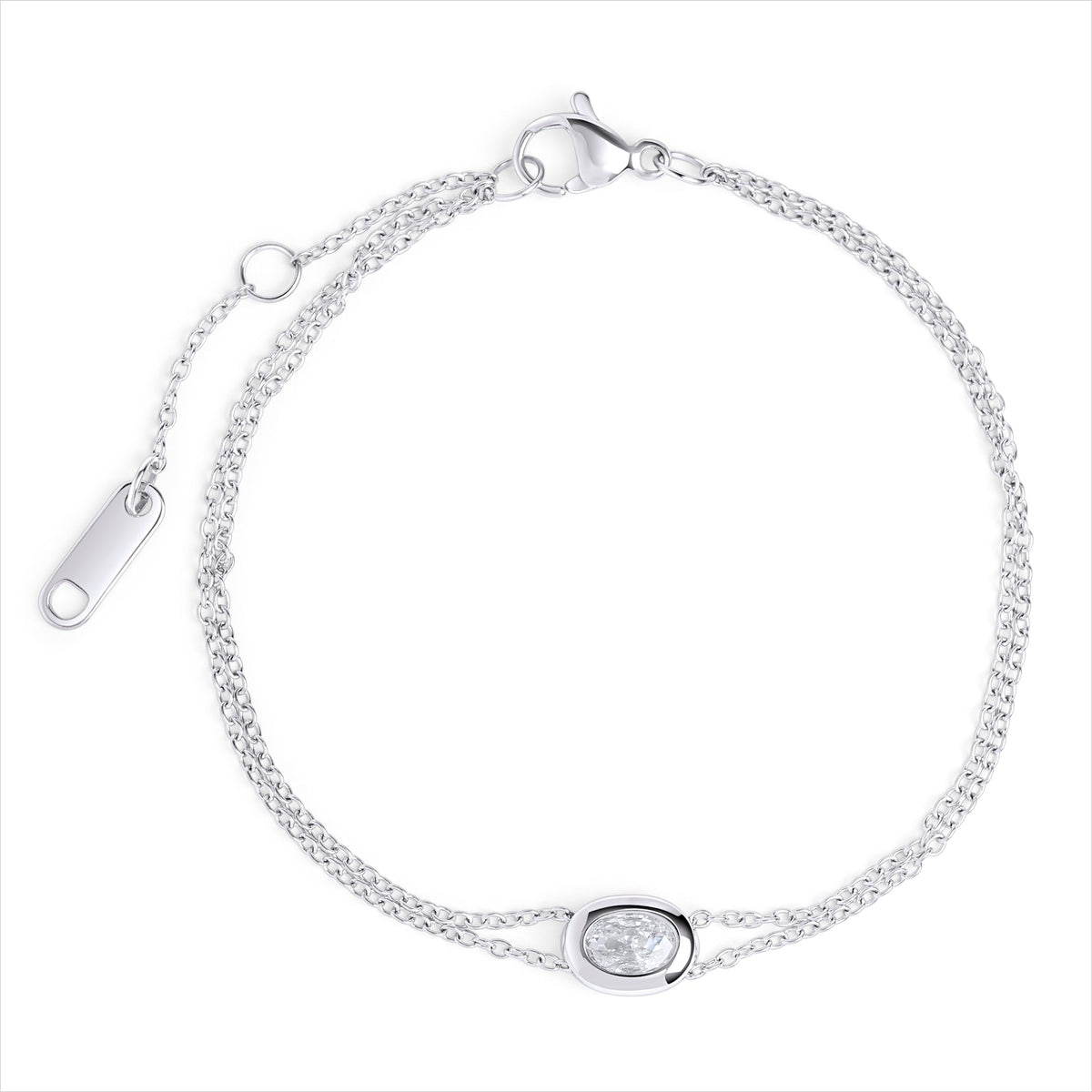 Bracelet Clemence – argenté de Mia
