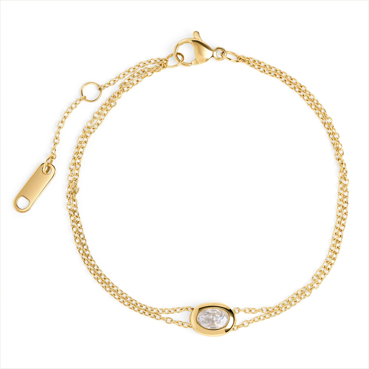Bracelet Clemence – doré de Mia