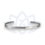 Bracelet à message « Plonge », vue du bijou et de son inscription en français.