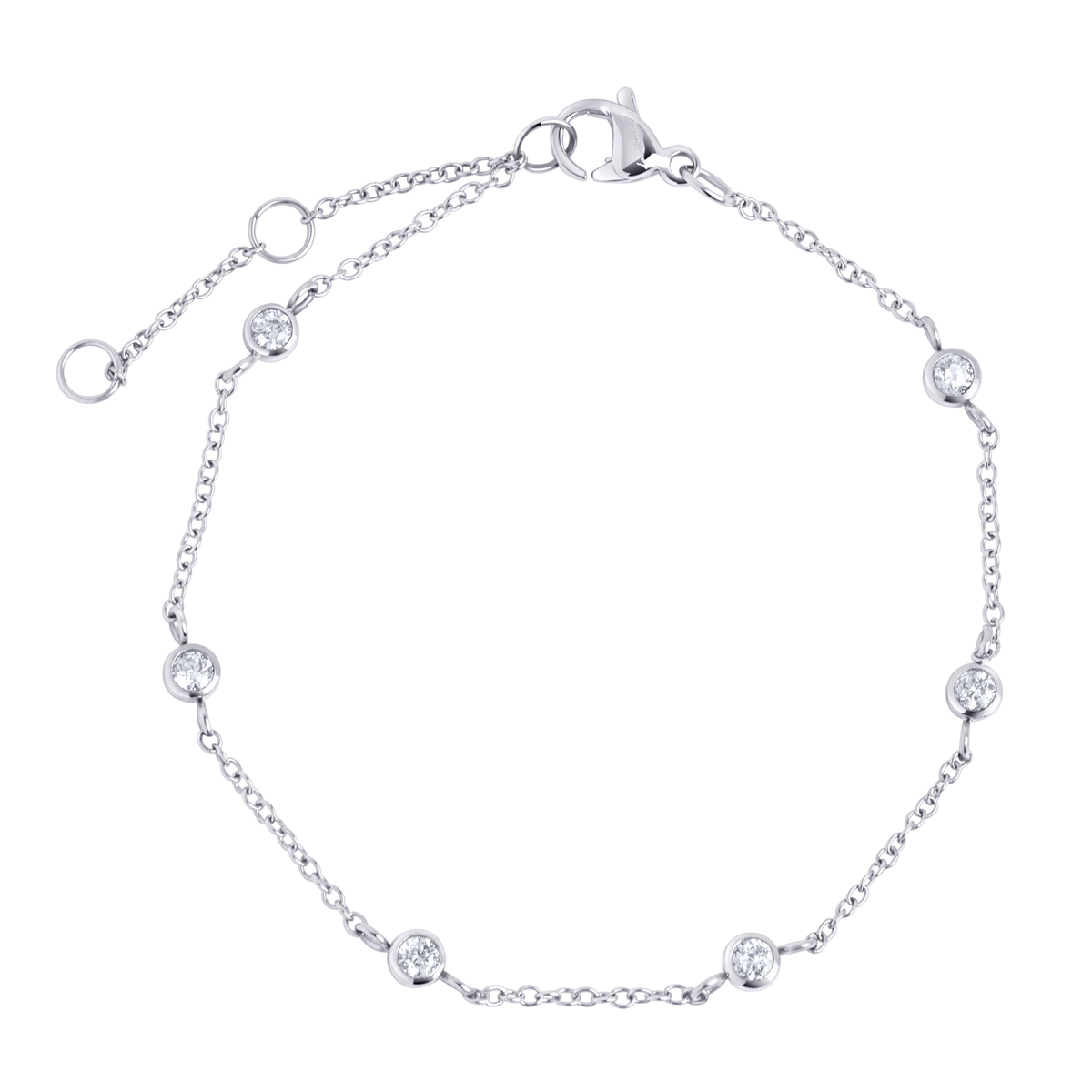 Bracelet Jupiter de Mia, fini argenté