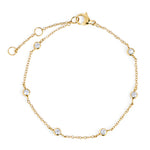 Bracelet Jupiter de Mia, fini doré