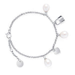 Bracelet Mila de Mia, fini argenté