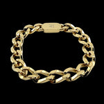 Bracelet Prestance 9 mm AJ&Co, finition dorée.