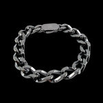 Bracelet Prestance 9 mm AJ&Co, finition noire.