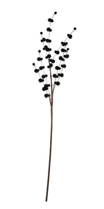Branche décorative de chatons noirs