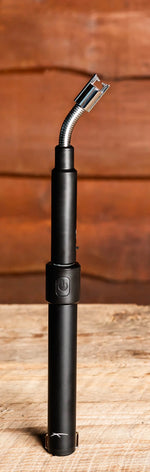Briquet Sizzle Extender noir avec embout flexible incliné