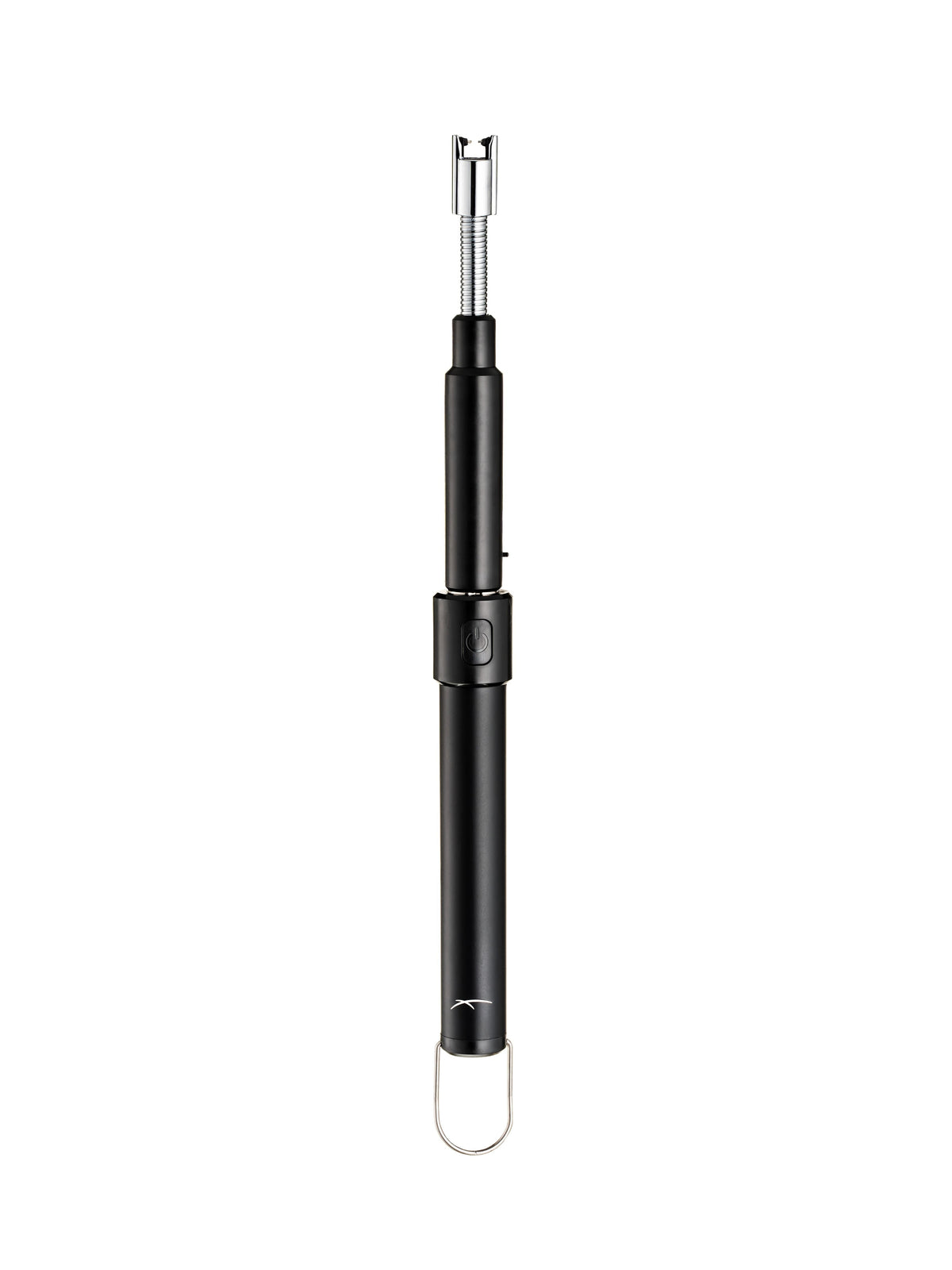 Briquet Sizzle Extender noir avec tige repliée