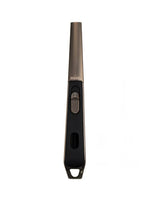 Briquet Sizzle Lux noir, vue de face