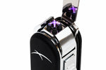 Briquet Sizzle Scout gros plan sur le double arc plasma