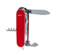 Briquet Sizzle Scout rouge avec outils dépliés