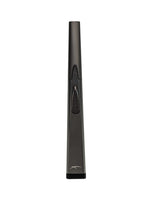 Briquet Sizzle Sleek finition étain, vue de face