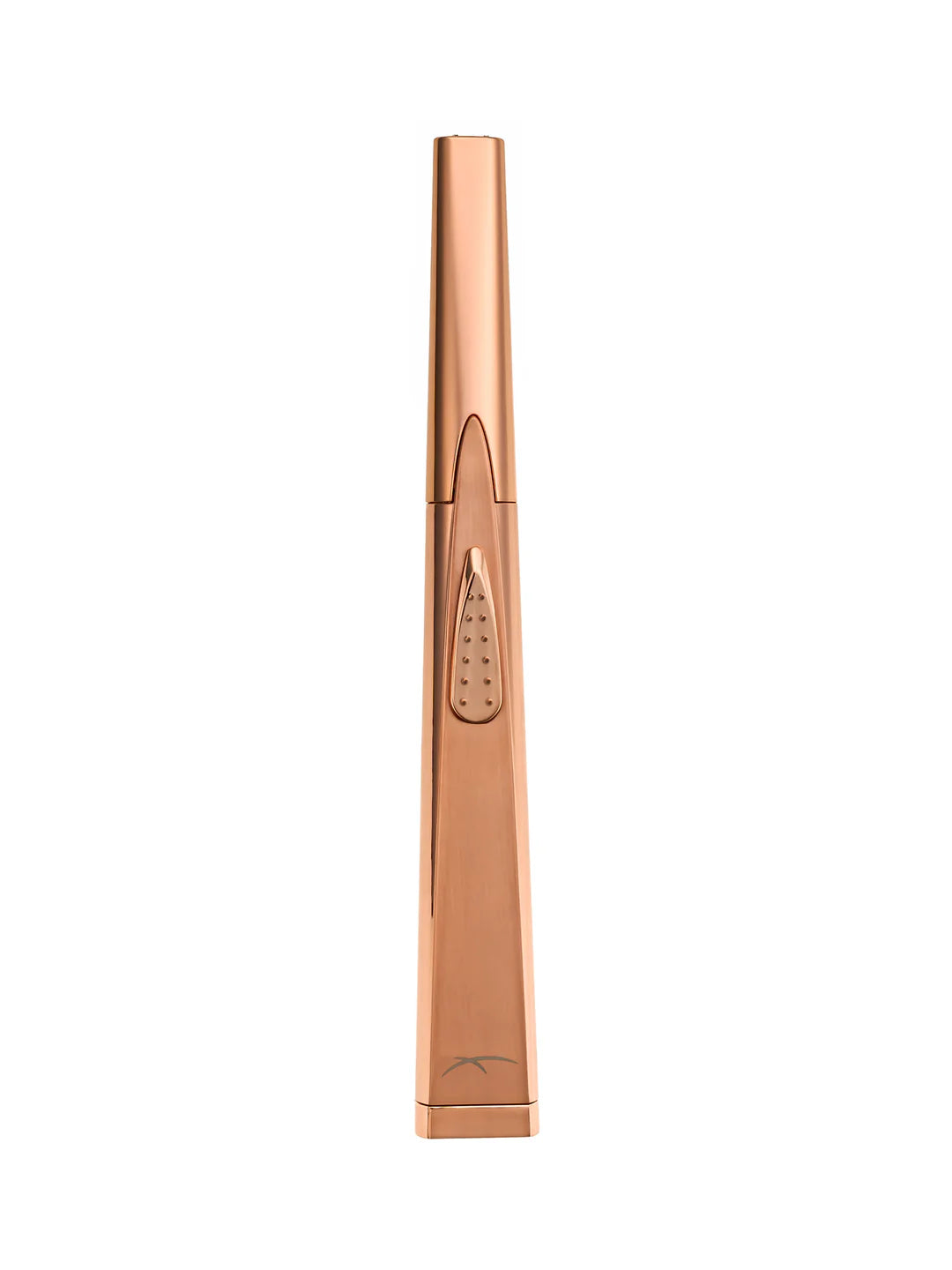 Briquet Sizzle Sleek finition or rose, vue de face