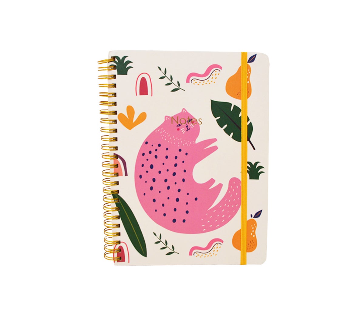 Cahier note rigide - TROPICAL – vue du produit