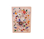 Cahier note souple fleuri 80 feuilles – vue du produit